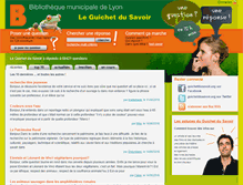 Tablet Screenshot of guichet-du-savoir.org